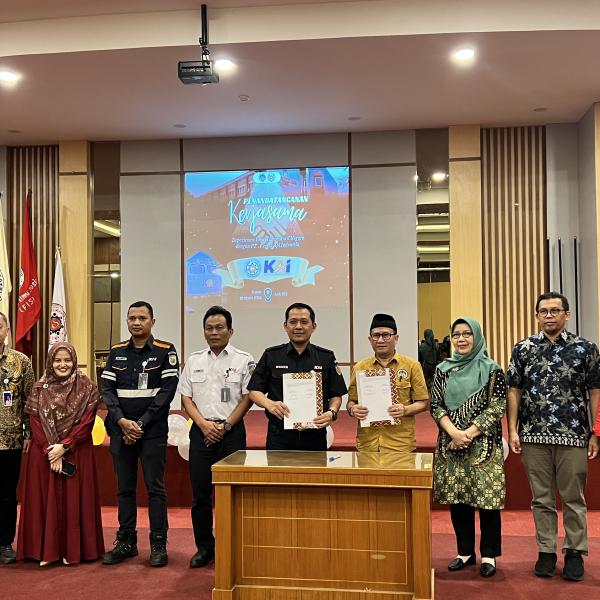 Department of IAN FIS UNP Partners with BUMN PT. KAI