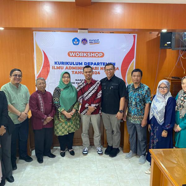 Department of Public Administration, FIS UNP, Organized a Curriculum Workshop